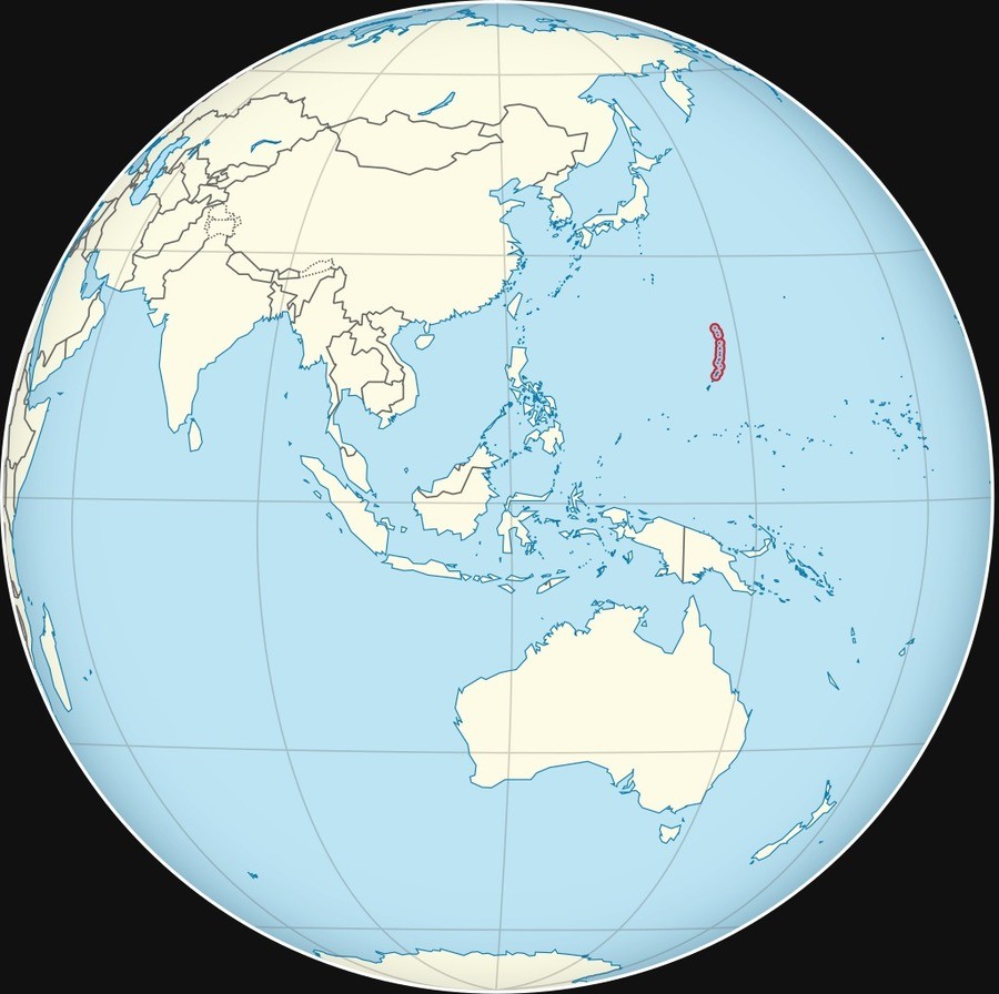 остров гуам на карте